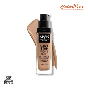ColorPlus Cosmetics NYX Cant Stop Wont Stop Foundation 12 Classic Tan