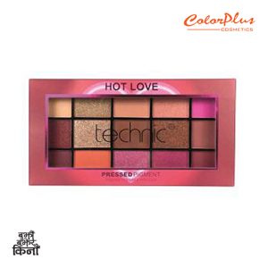 ColorPlus Cosmetics Technic Pressed Pigment Eyeshadow Palette Hot Love2