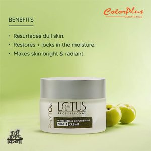 ColorPlus Cosmetics Lotus Professional Phyto Rx Whitening and Brightening Night Creme2
