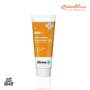 the derma co ultra matte sunscreen gel 50gm