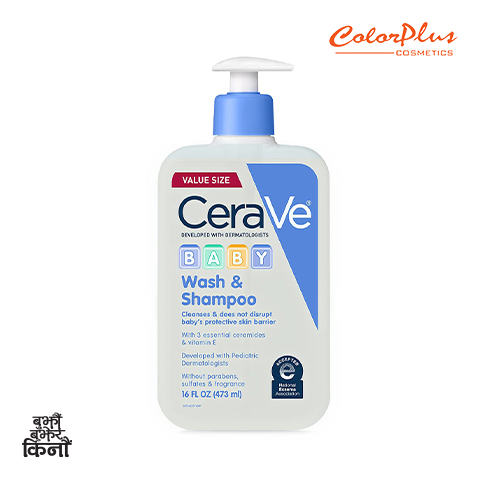 ColorPlus Cosmetics CeraVe Baby Wash Shampoo 473ml