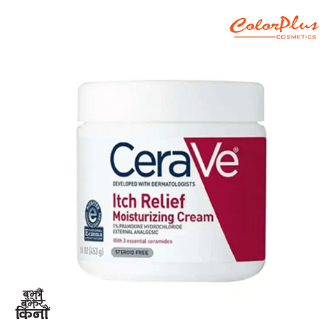 ColorPlus Cosmetics CeraVe Itch Relief Moisturizing Cream 453g