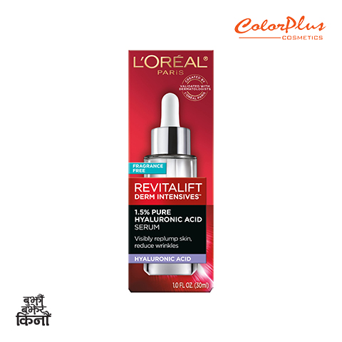 ColorPlus Cosmetics LOreal Revitalift 1.5 Pure Hyaluronic Acid Serum