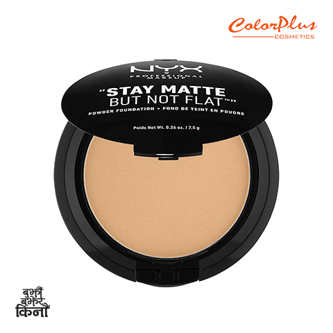 ColorPlus Cosmetics NYX Stay Matte But Not Flat Powder Foundation Soft Beige