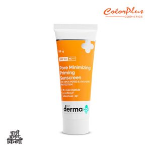 ColorPlus Cosmetics Derma Co Sun SPF50 50g Pore Minimizing Priming