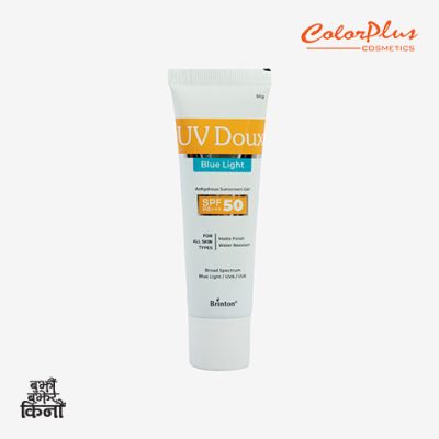 UV Doux Blue Light Sunscreen Gel SPF 50 PA+++ 50g - Colorplus Cosmetics