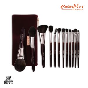 makeup brush set with bag