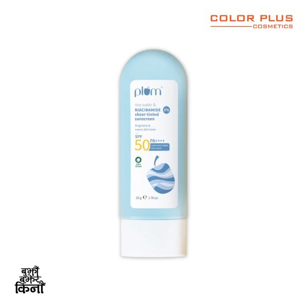 Plum Rice Water & 3% Niacinamide Sheer Tinted Sunscreen